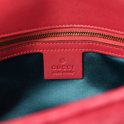 Gucci Velvet Matelasse Small GG Marmont Shoulder Bag Light Raspberry Rose 4 of 8