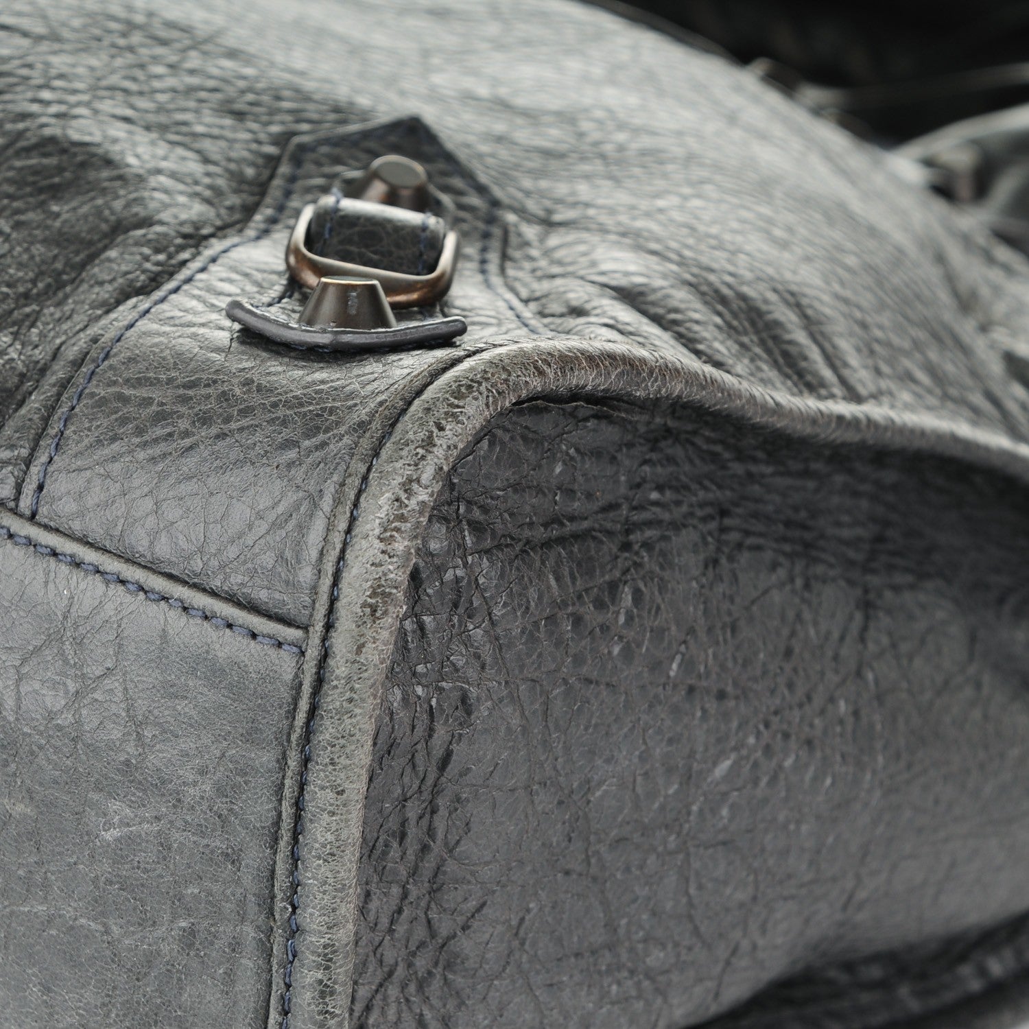 Balenciaga Agneau Classic Hardware City Anthracite 8 of 11