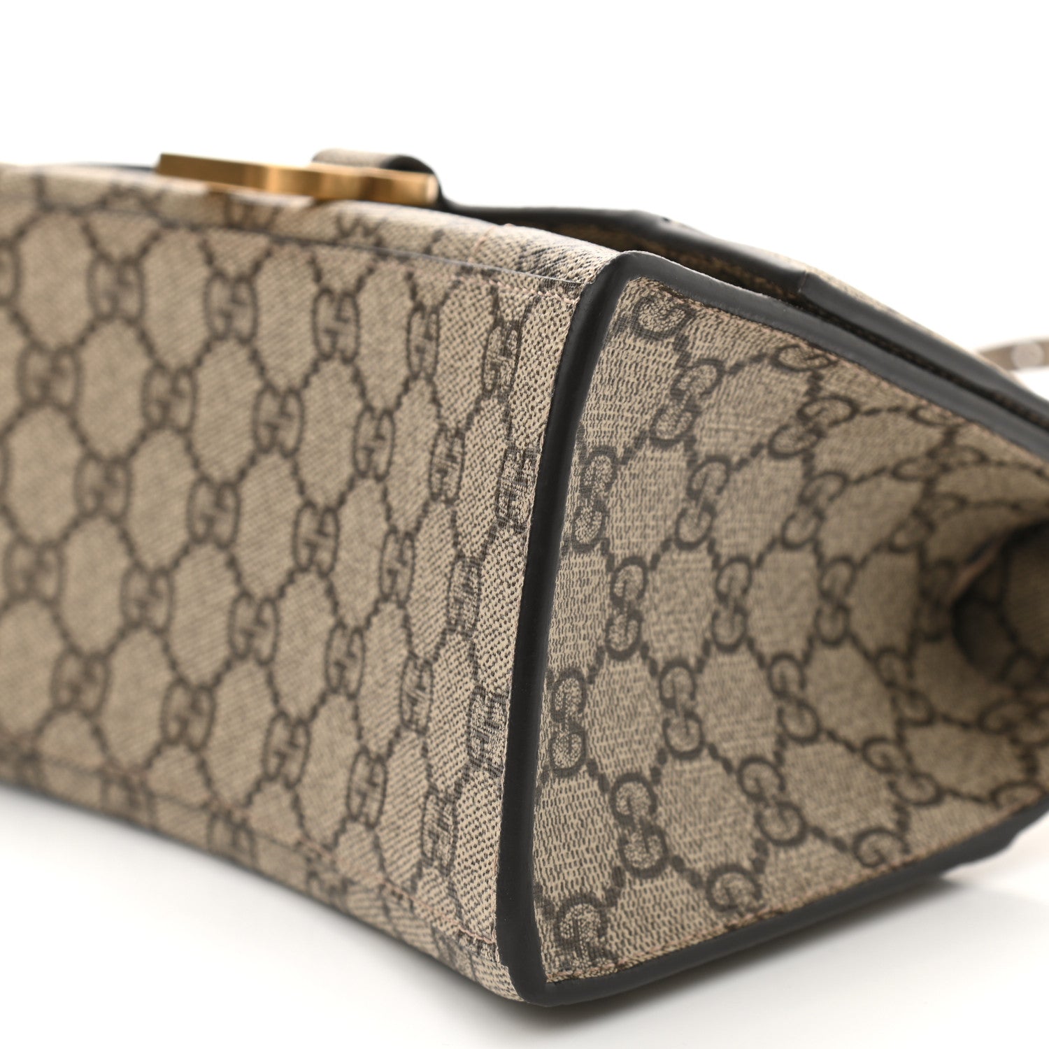 Balenciaga X GUCCI GG Supreme Monogram Small Hourglass Top Handle Bag Beige Ebony 6 of 9
