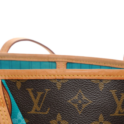 Louis Vuitton Monogram V Neverfull MM Turquoise 9 of 11