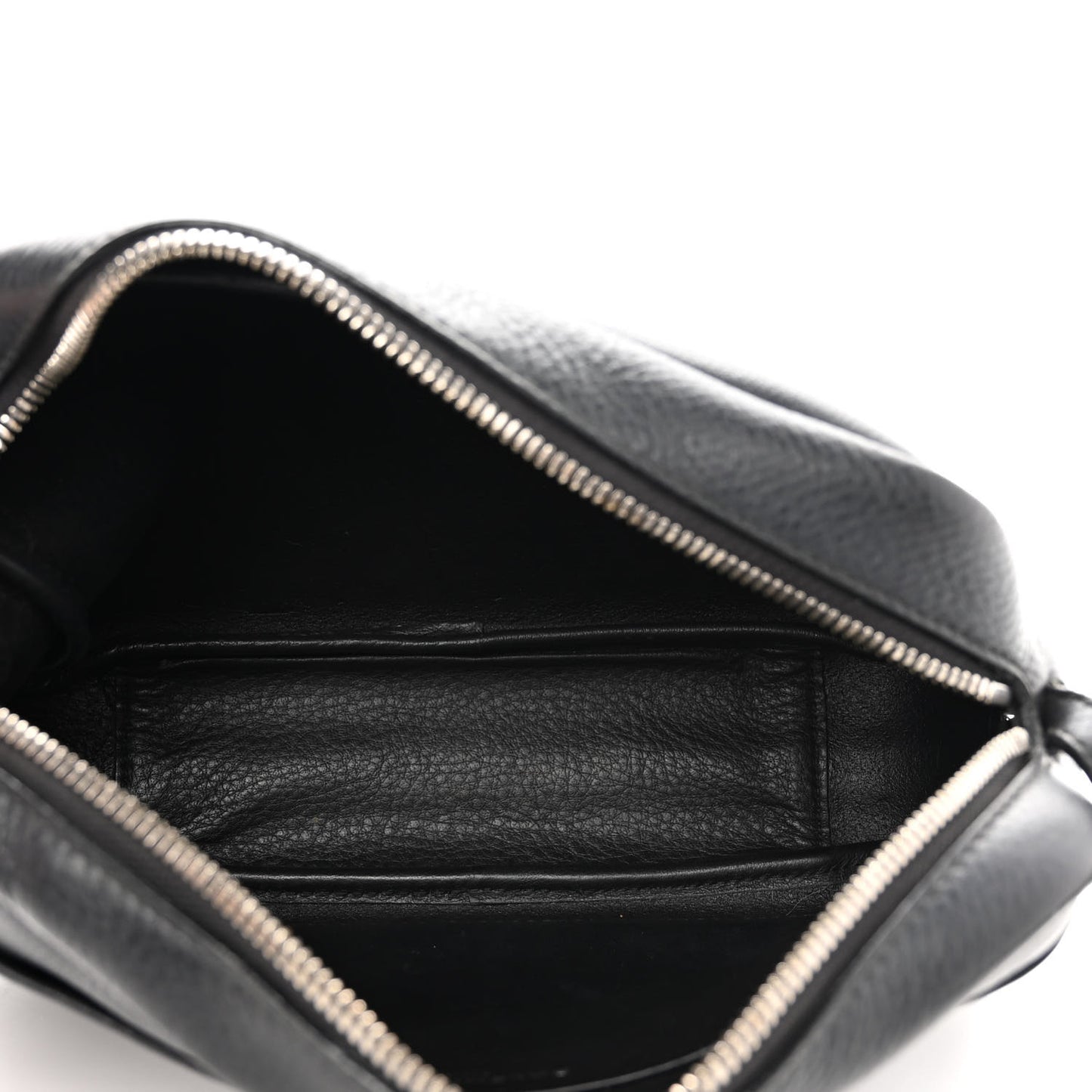 Calfskin Logo Strap S Everyday Camera Bag Black