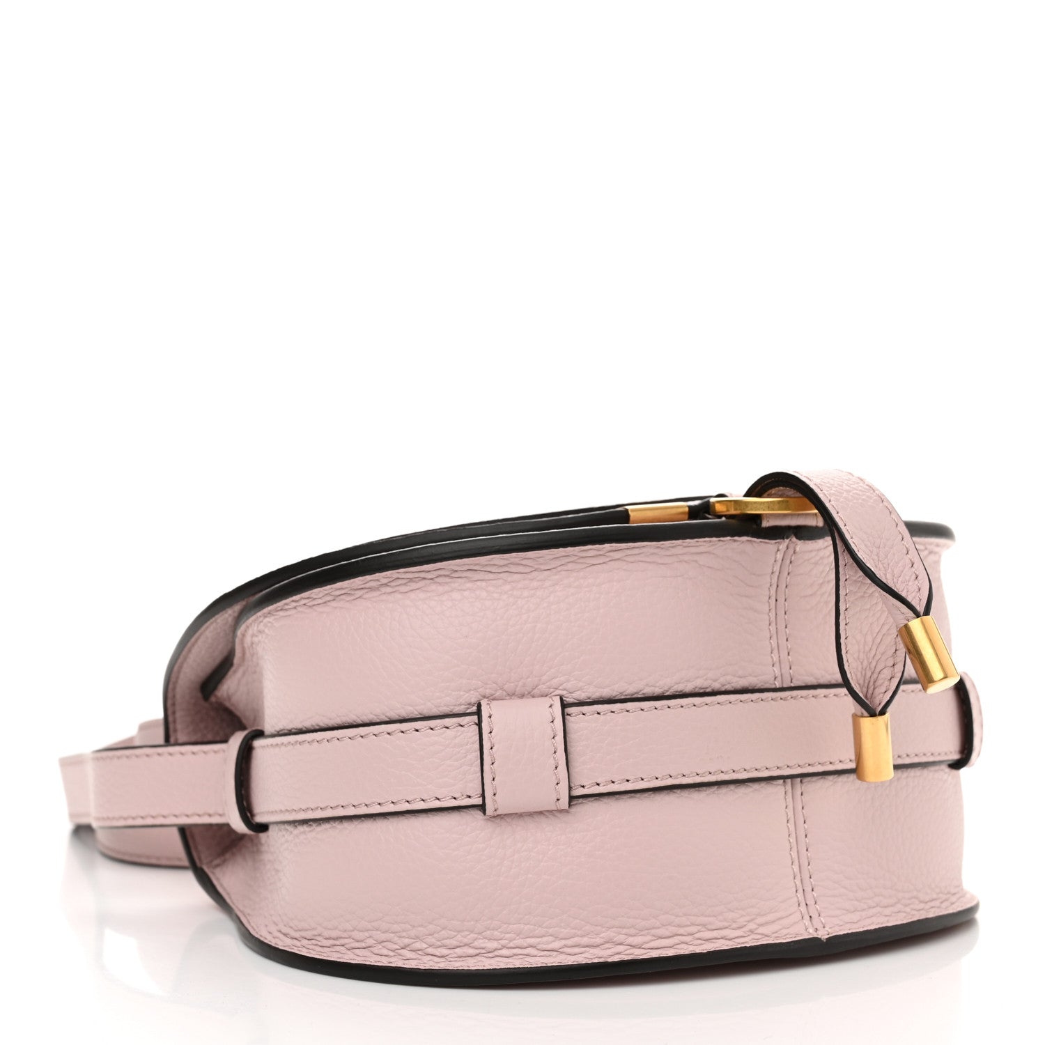 Chloe Grained Calfskin Small Marcie Saddle Bag Misty Lavender 4 of 12