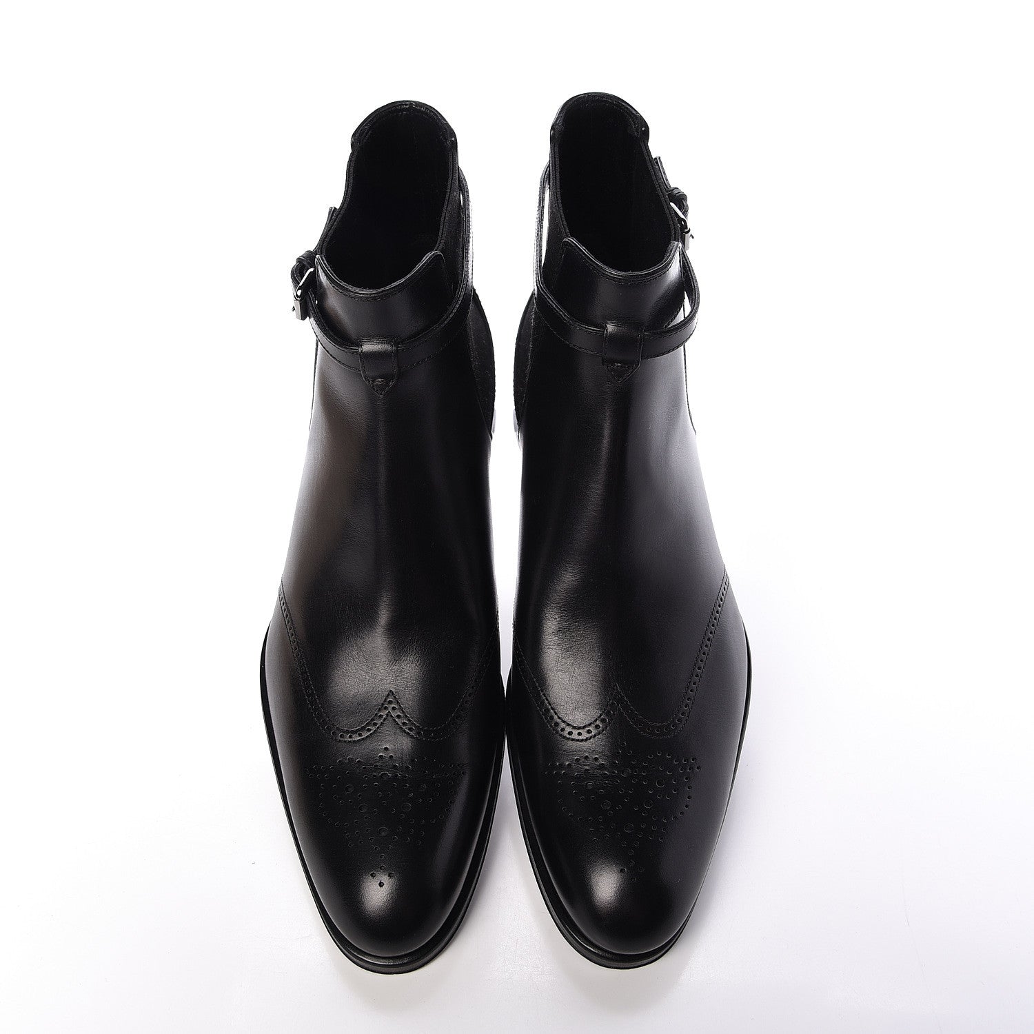 Louis Vuitton Calfskin Chelsea Ankle Boots 8 Black 5 of 8