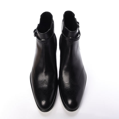 Louis Vuitton Calfskin Chelsea Ankle Boots 8 Black 5 of 8