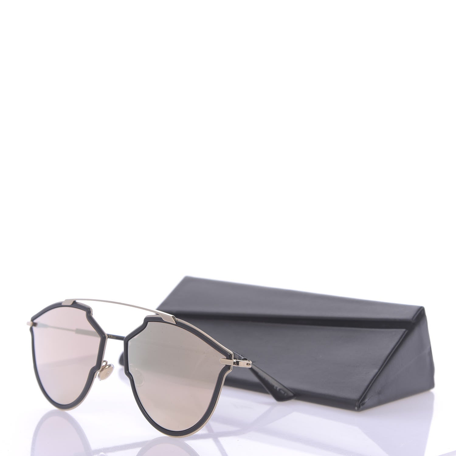 Christian Dior So Real Rise Sunglasses Gold Black 8 of 8