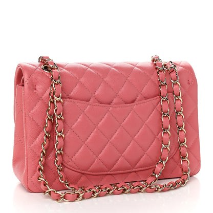 Chanel Caviar Quilted Small Double Flap Pink 3 of 11