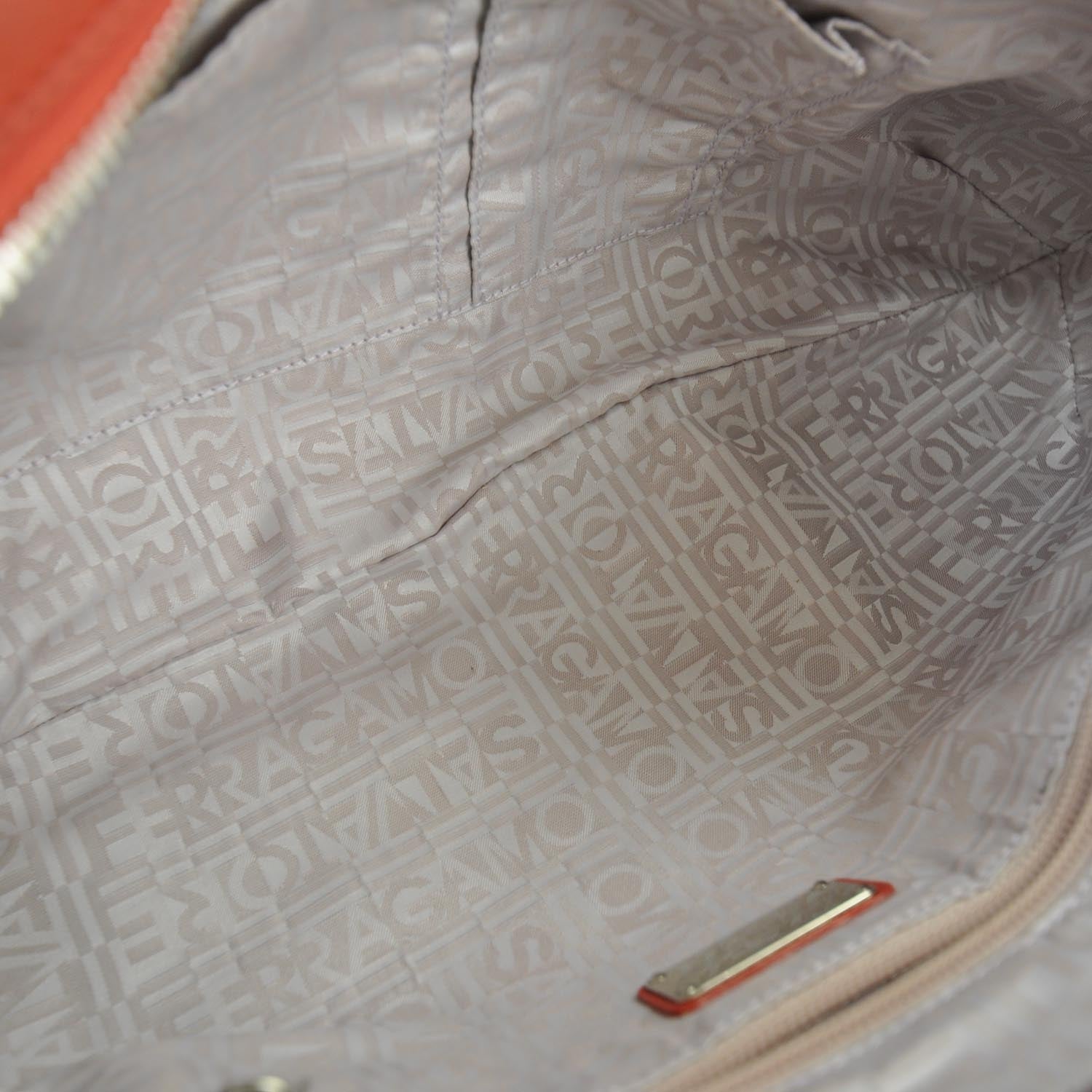FASHIONPHILE SALVATOREFERRAGAMOLeatherMarisaOrange 7 of 9