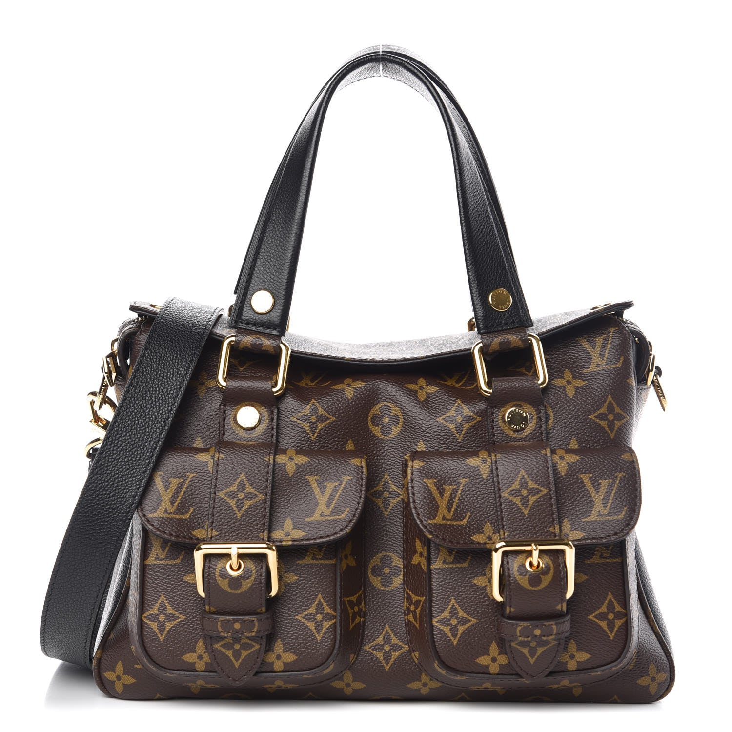 Louis Vuitton Monogram Manhattan NM Black 1 of 12