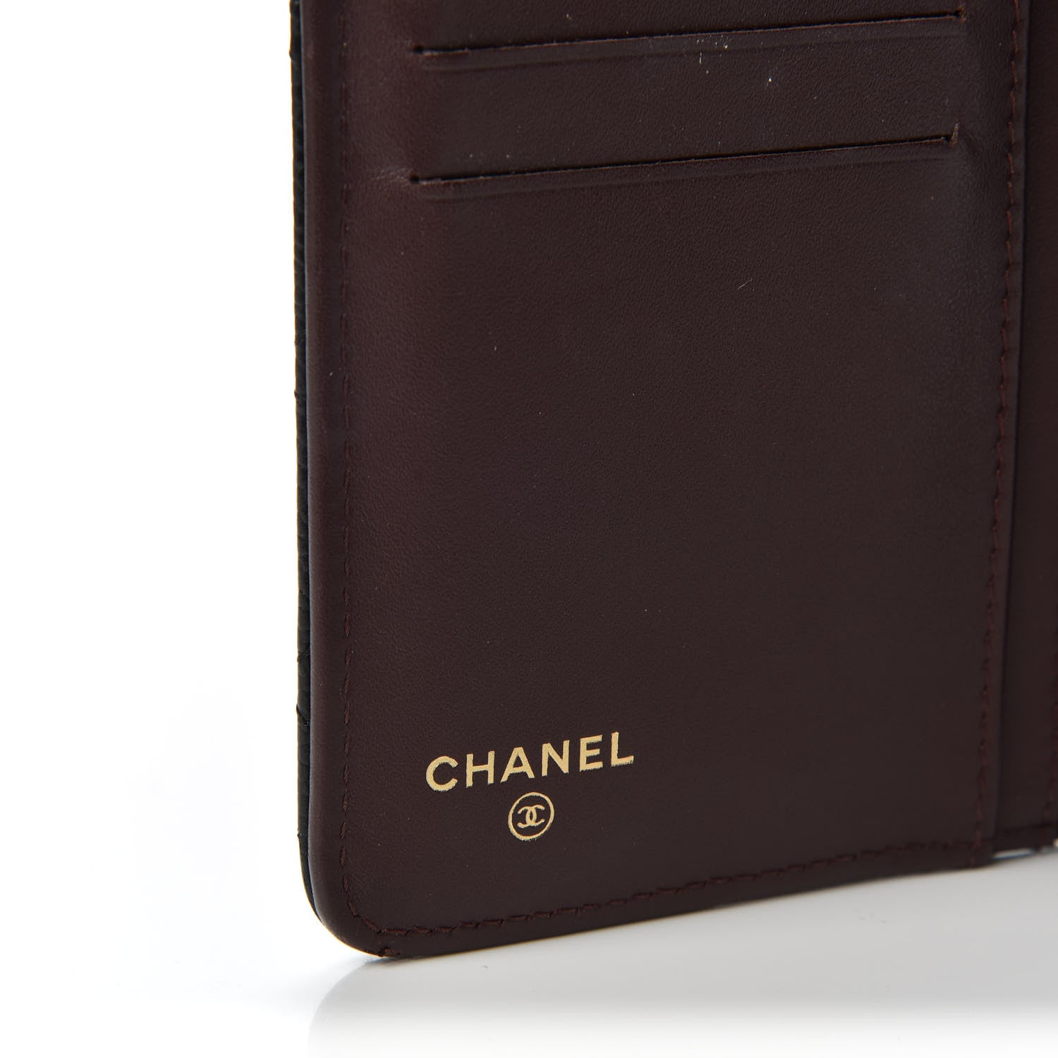 Chanel Caviar Quilted Yen Wallet Black 6 of 8