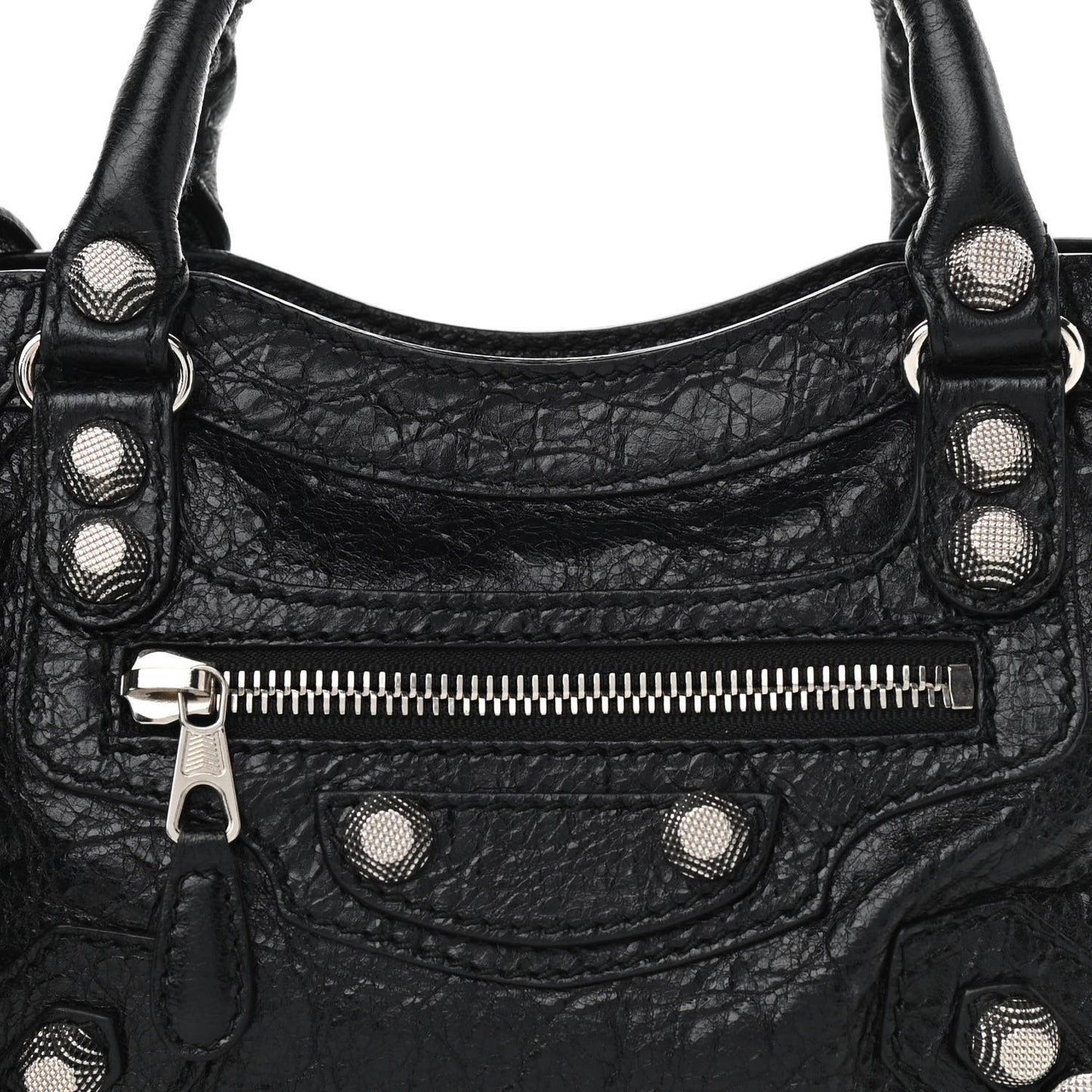 Agneau Giant 12 Silver Hardware Mini City Black