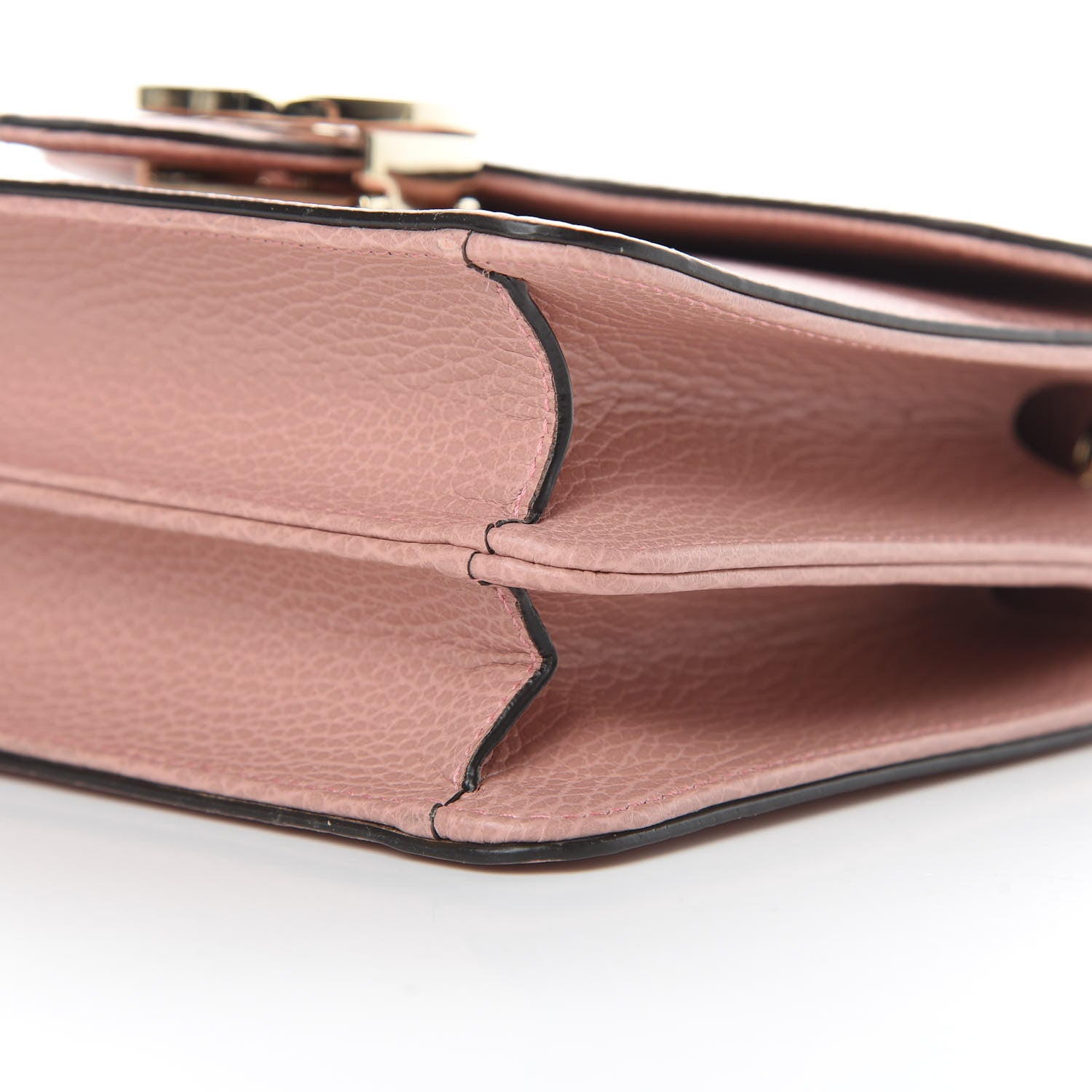 Gucci Dollar Calfskin Small Interlocking G Shoulder Bag Soft Pink 10 of 10