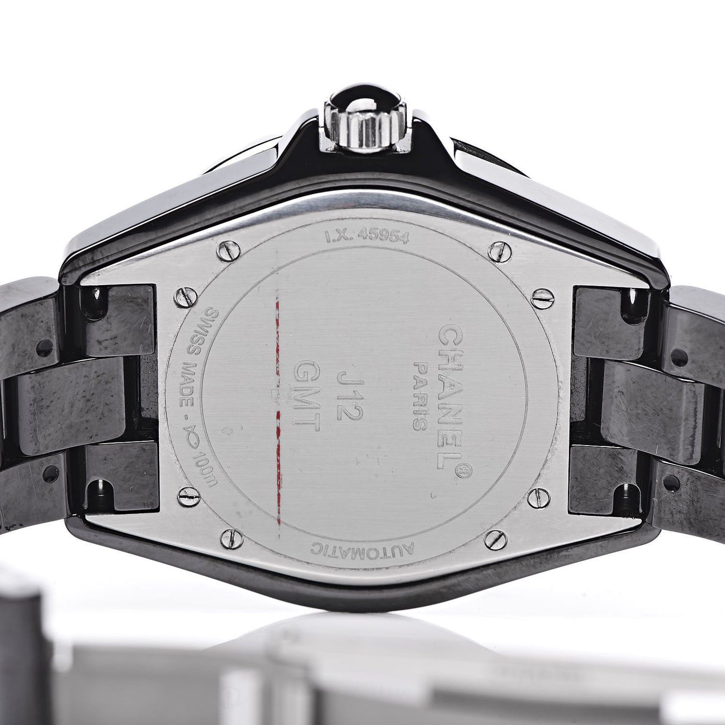 Stainless Steel Ceramic 41mm J12 GMT Automatic Watch Black