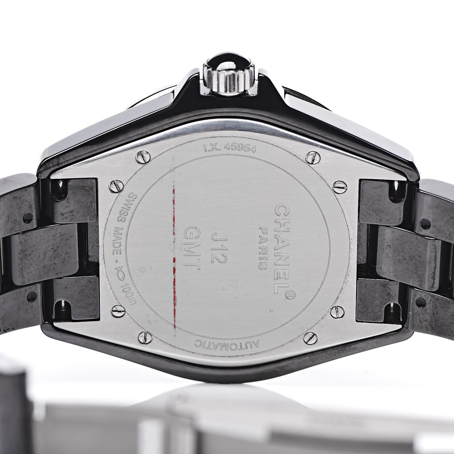 Chanel Stainless Steel Ceramic 41mm J12 GMT Automatic Watch Black 5 of 8