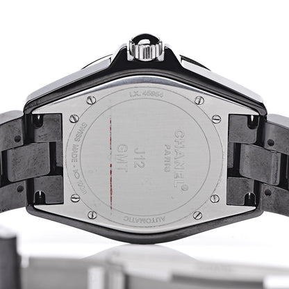 Chanel Stainless Steel Ceramic 41mm J12 GMT Automatic Watch Black 5 of 8