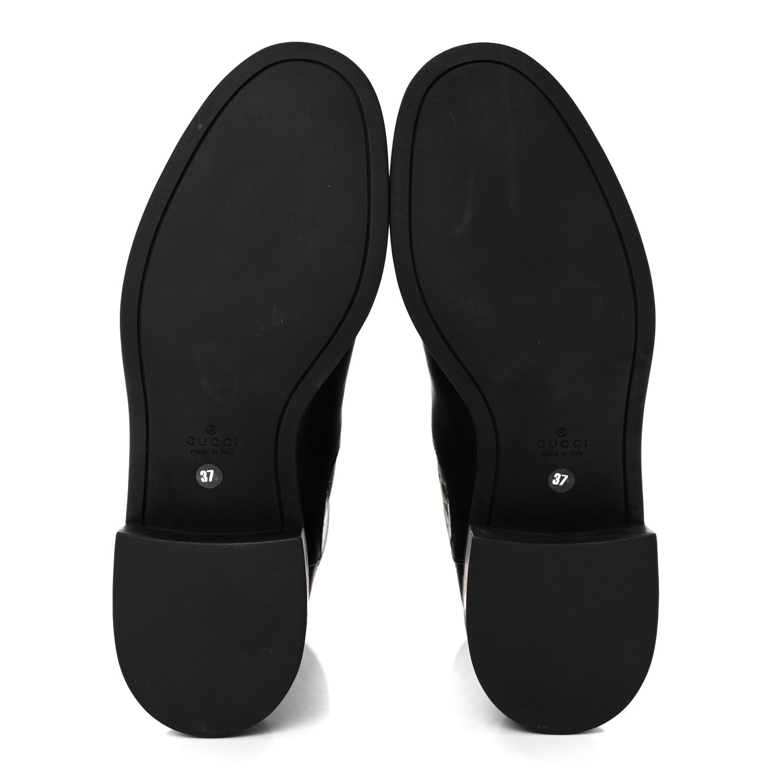 Gucci Soft Microguccissima Zip Boots 35.5 Black 37 Black 6 of 13