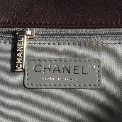 Chanel Calfskin Coco Bengal Accordion Flap Plum 7 of 8