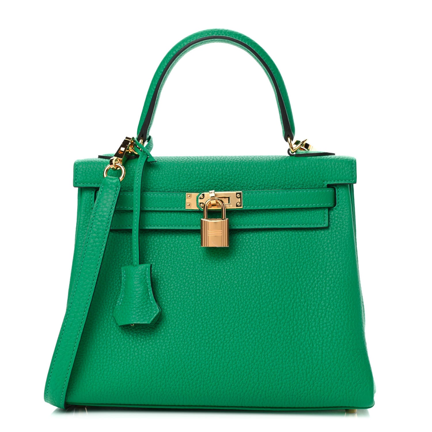 Hermes Togo Kelly Retourne 25 Menthe 1 of 36