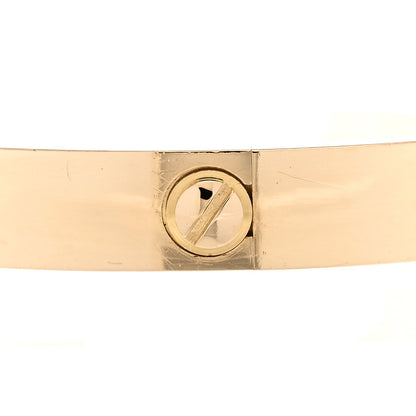 Cartier 18K Yellow Gold LOVE Bracelet 19 7 of 8