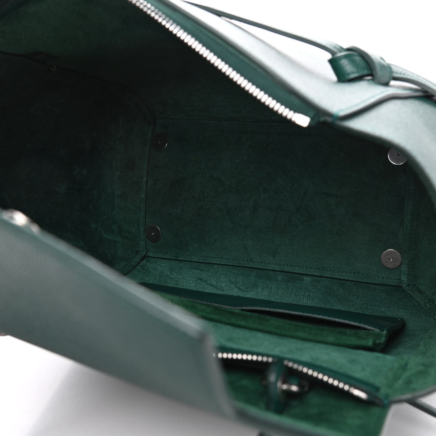 Grained Calfskin Mini Belt Bag Forest