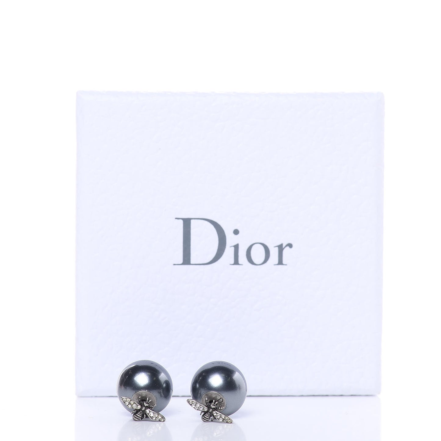 Mise En Dior Tribal Bee Earrings Grey