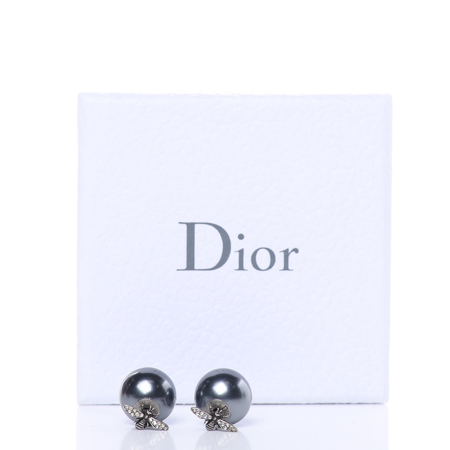 Christian Dior Mise En Dior Tribal Bee Earrings Grey 5 of 5