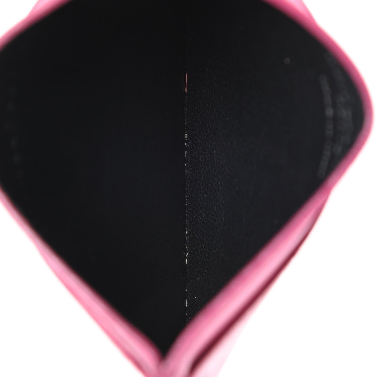 Saint Laurent Calfskin Classic Y Card Case Fuchsia 5 of 15