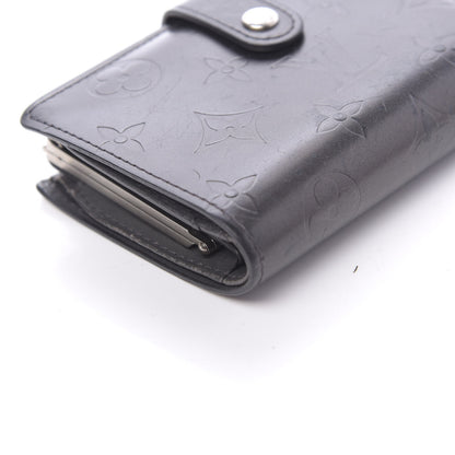 Louis Vuitton Mat Monogram French Purse Wallet Black 12 of 12