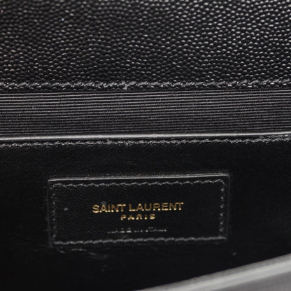 Saint Laurent Grain De Poudre Classic Monogram Kate Clutch Black 6 of 6