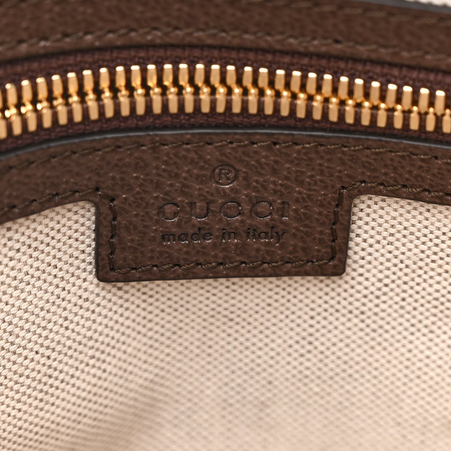 Monogram Jumbo GG Textured Dollar Calfskin Web Wristlet Messenger Bag Camel Ebony New Acero