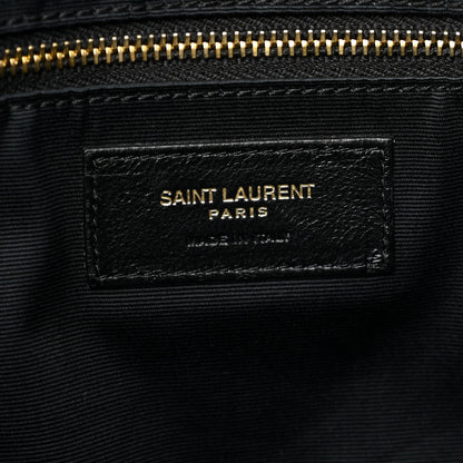 Saint Laurent Lambskin Quilted Maxi Icare Shopping Tote Black 7 of 15