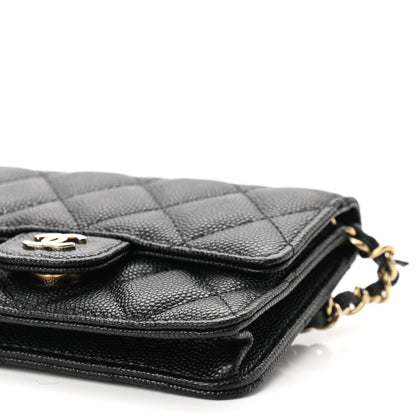 Chanel Caviar Quilted Mini Chain Bag Black 11 of 12