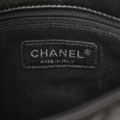 Chanel Lambskin Quilted Double Sided Clutch With Chain Black 8 of 12