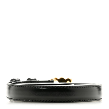 Celine Box Calfskin Medium 25mm Triomphe Belt 90 36 Black 2 of 6