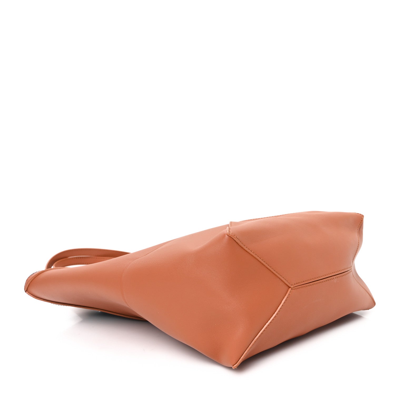 Loewe x Albers Calfskin Medium Puzzle Fold Tote Caramel Bright Green 4 of 10