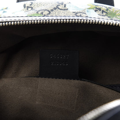Gucci GG Supreme Monogram Blooms Small Day Backpack Blue 6 of 8