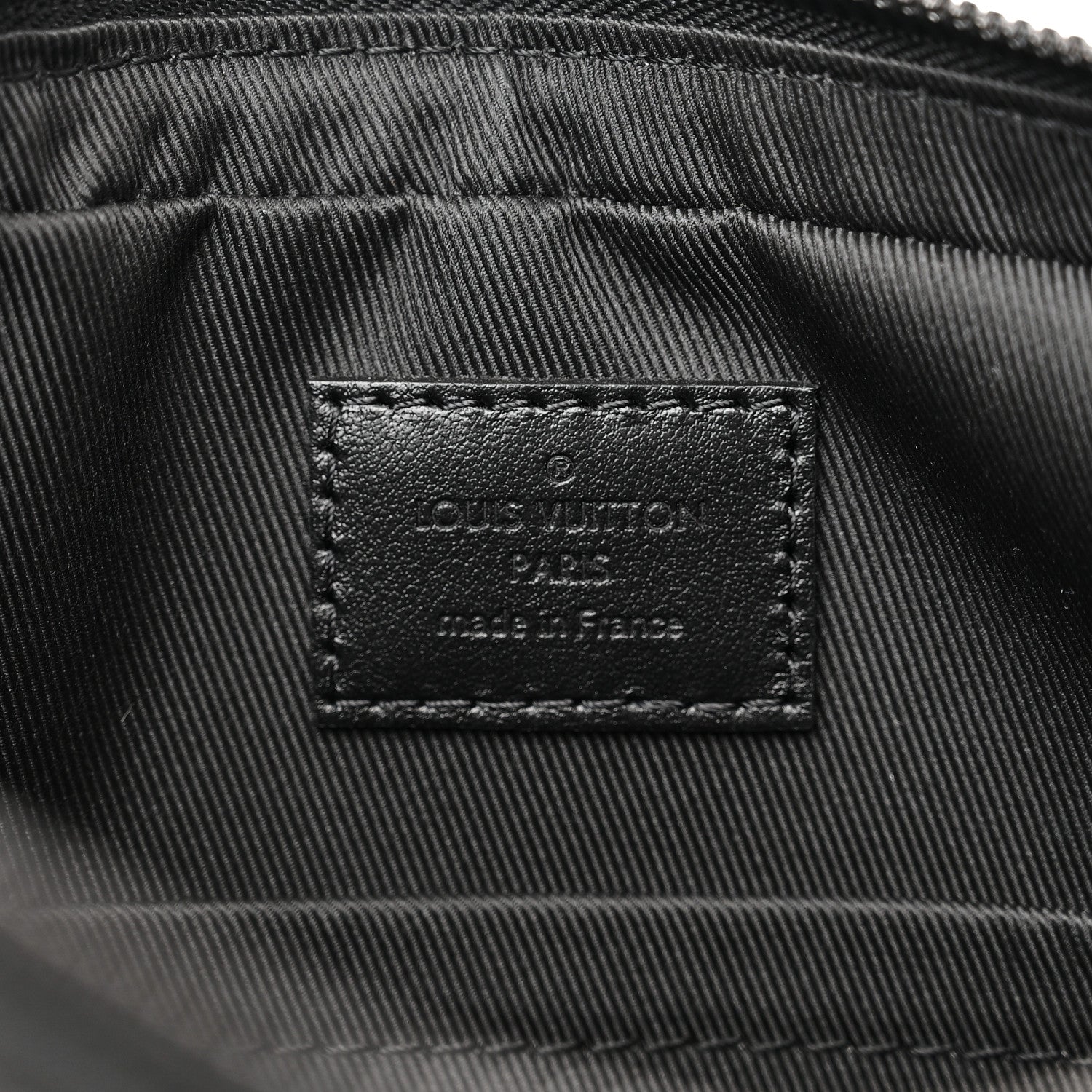 Louis Vuitton Calfskin Monogram Shadow Duo Messenger Black 6 of 11