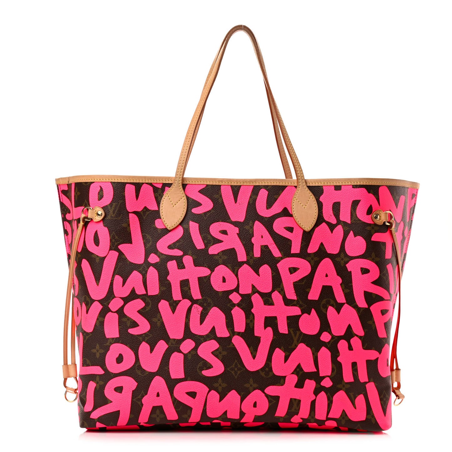 Monogram Graffiti Neverfull GM Fuchsia
