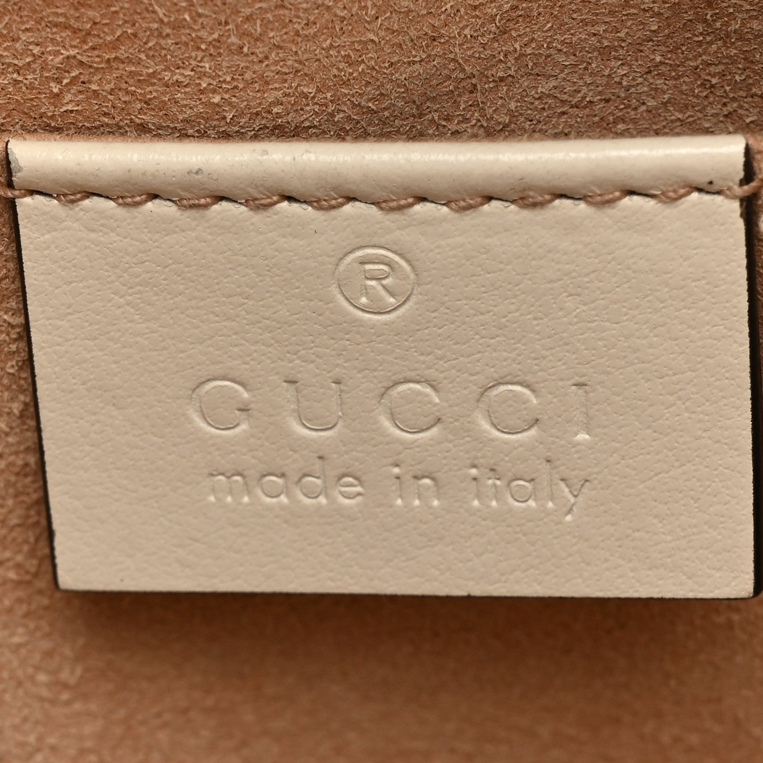 Gucci Calfskin Matelasse Small GG Marmont Chain Shoulder Bag White 6 of 19