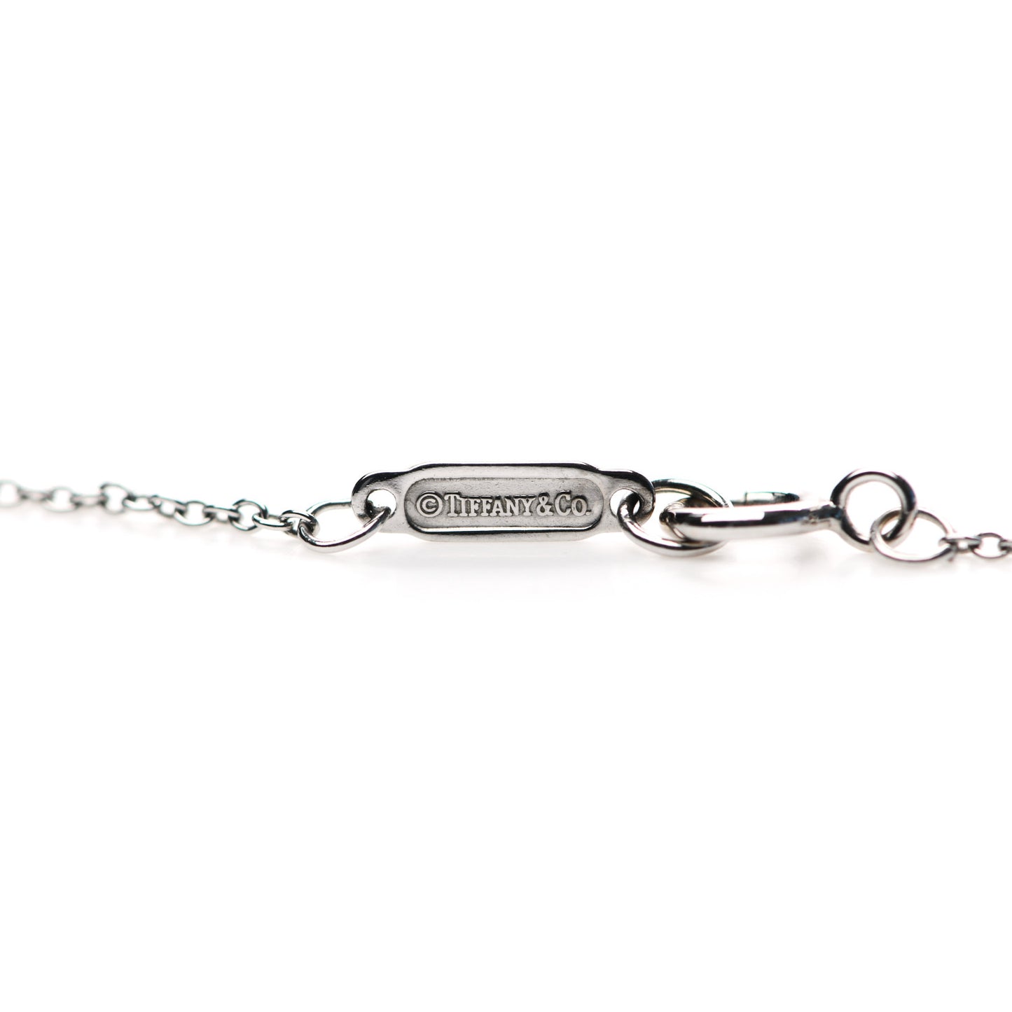 18K White Gold Pearl Drop Pendant Necklace