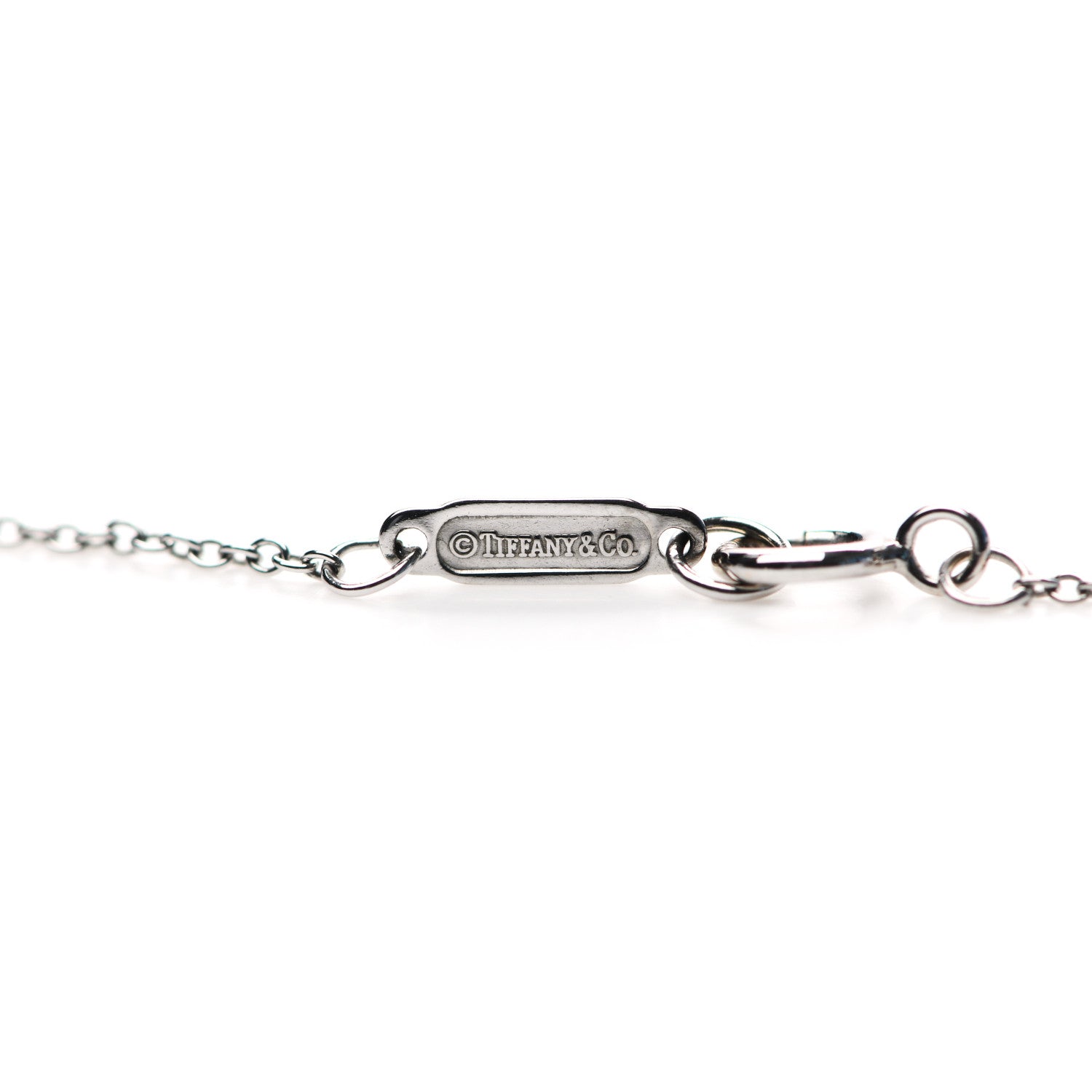 Tiffany 18K White Gold Pearl Drop Pendant Necklace 5 of 5