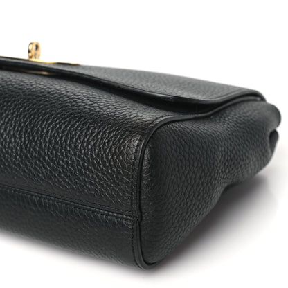Mulberry Small Classic Grain Calfskin Medium Lily Black 9 of 9