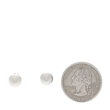 Tiffany Sterling Silver 8mm HardWear Ball Earrings 2 of 5