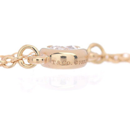 Tiffany 18K Yellow Gold Diamond .07ct Elsa Peretti Diamonds By The Yard Ring 52 6 4 of 4
