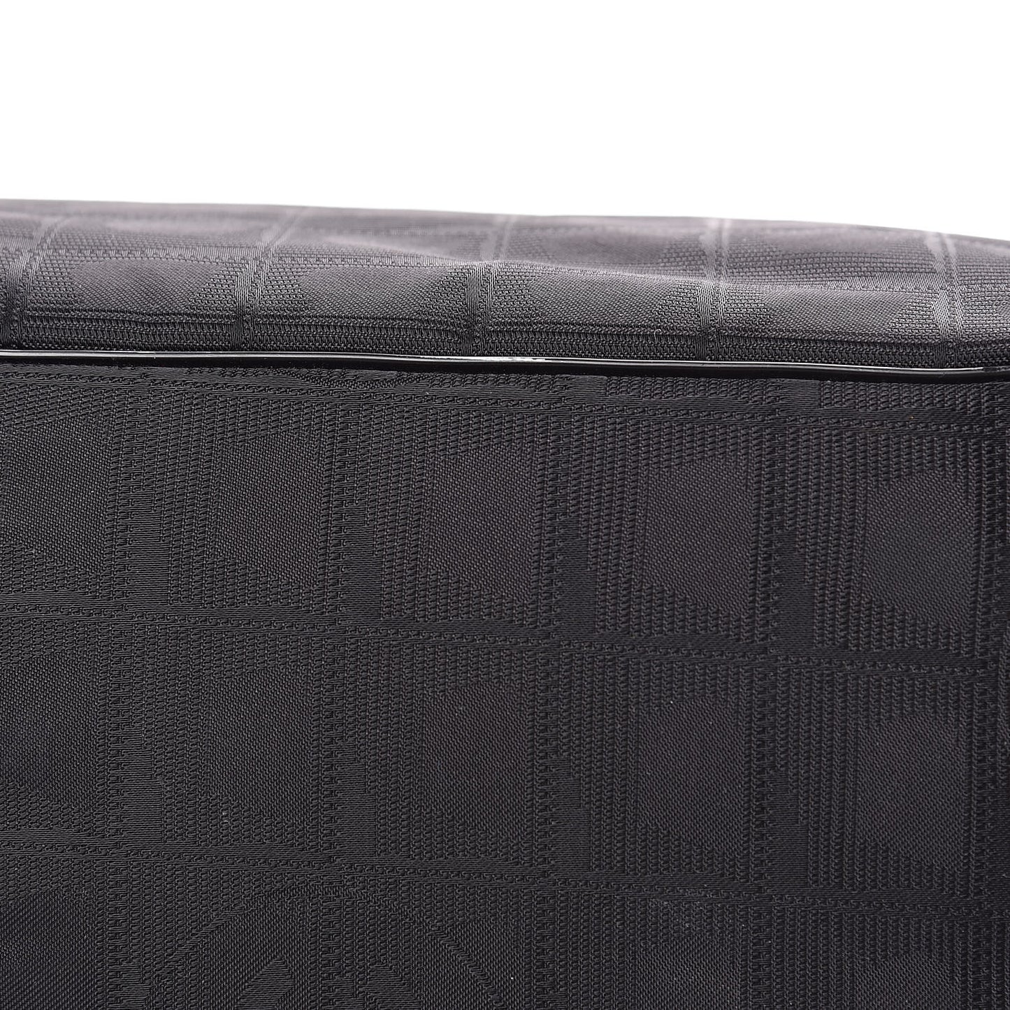 Nylon Large Travel Tote Black