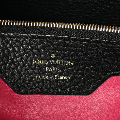 Louis Vuitton Taurillon Capucines MM Cobalt Fuchsia 7 of 10