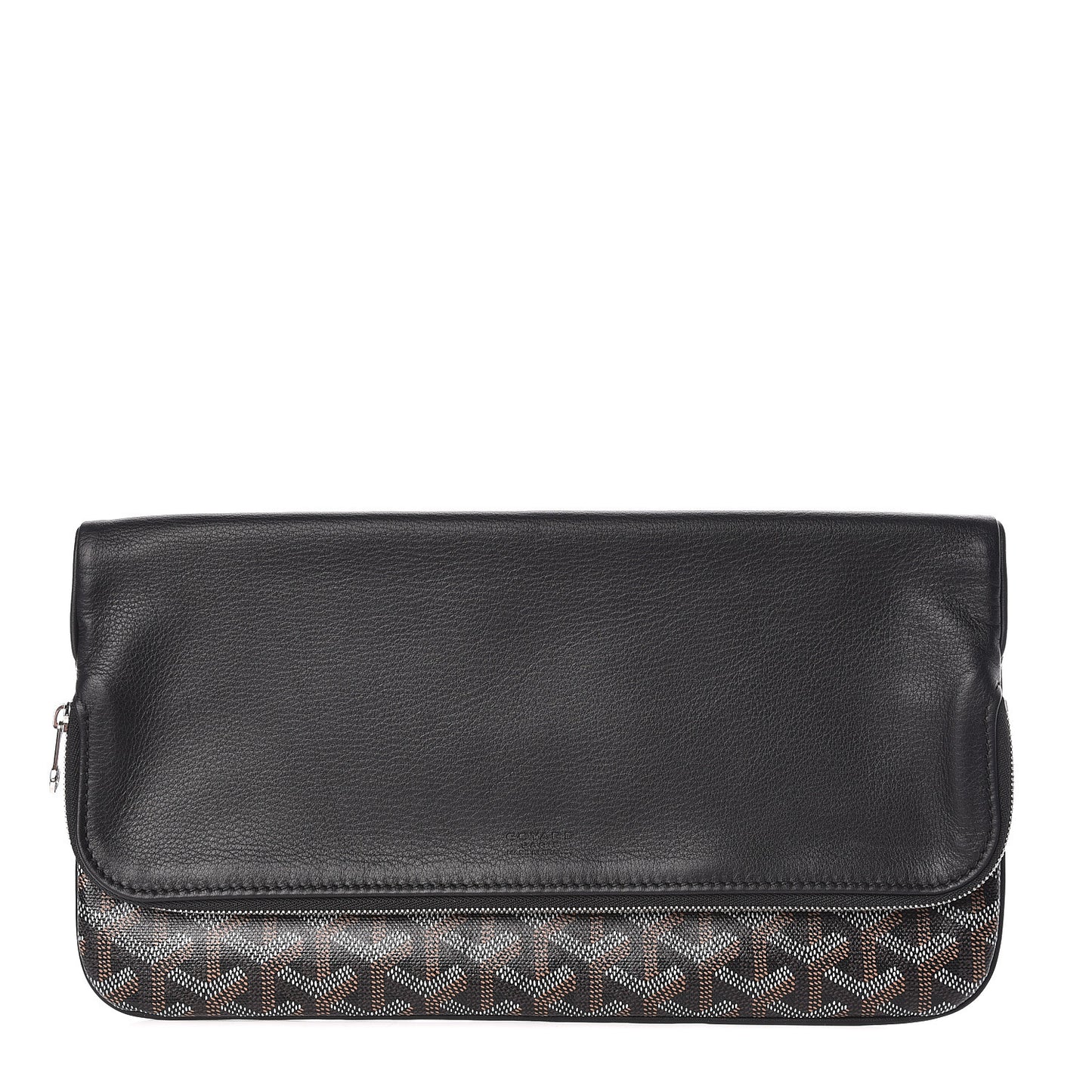 Goyardine Sainte Marie Soft Clutch Black