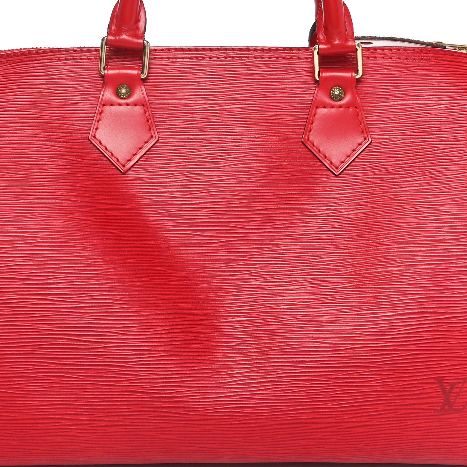 Louis Vuitton Epi Speedy 30 Castillan Red 8 of 10