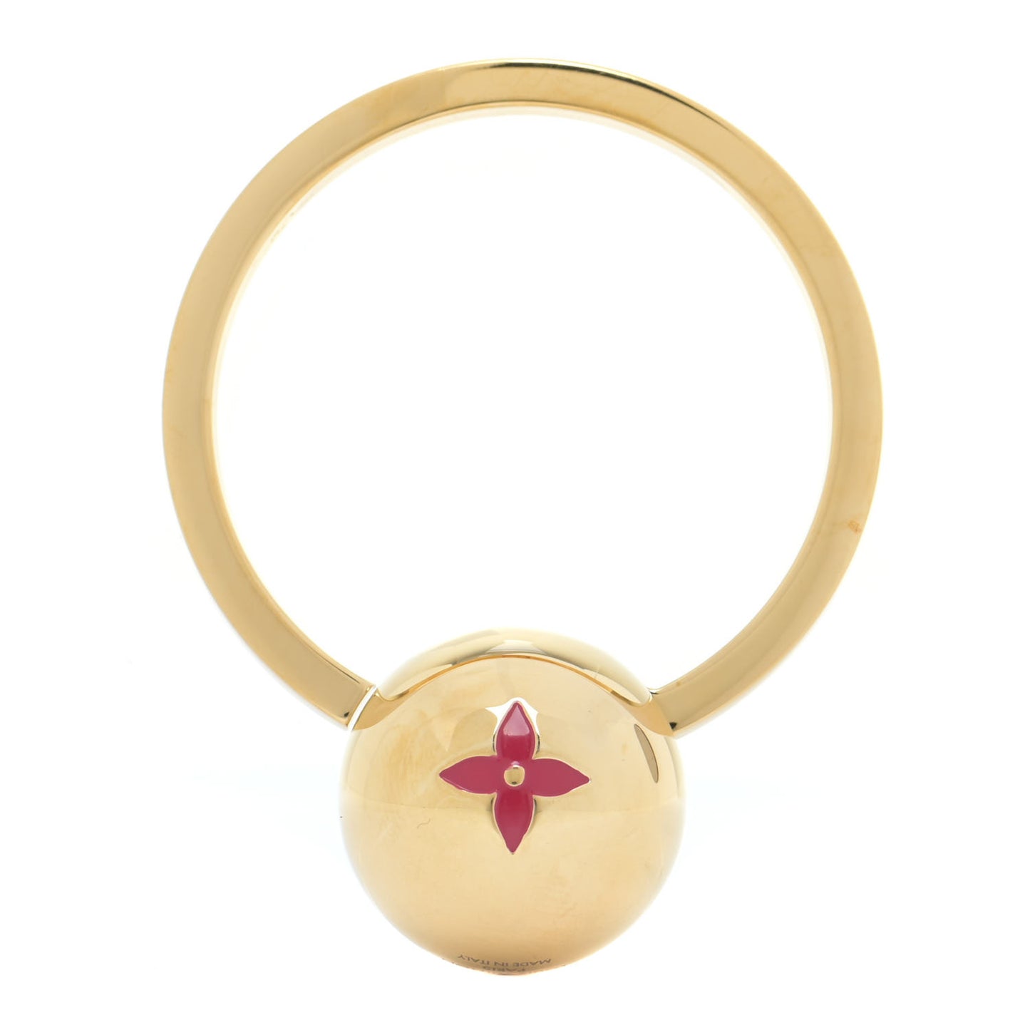 Sphere Key Ring Gold