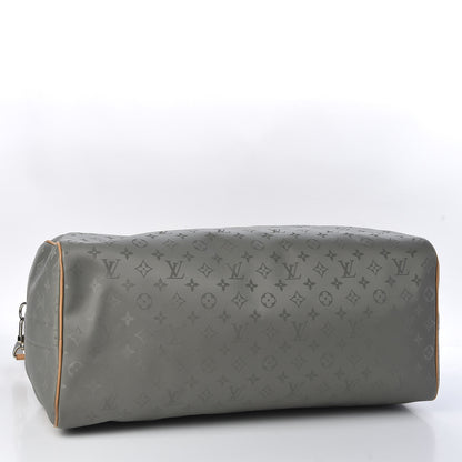 Louis Vuitton Monogram Titanium Keepall Bandouliere 50 3 of 11