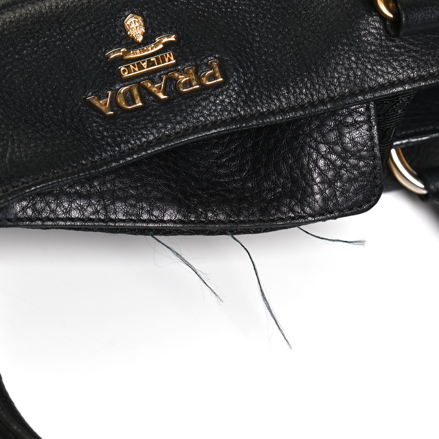 Prada Vitello Daino Top Handle Tote Black 14 of 16